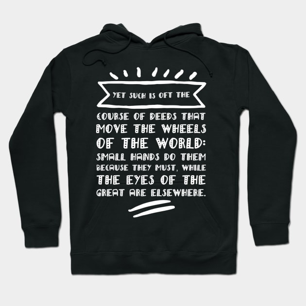 The Course of Deeds Hoodie by cipollakate